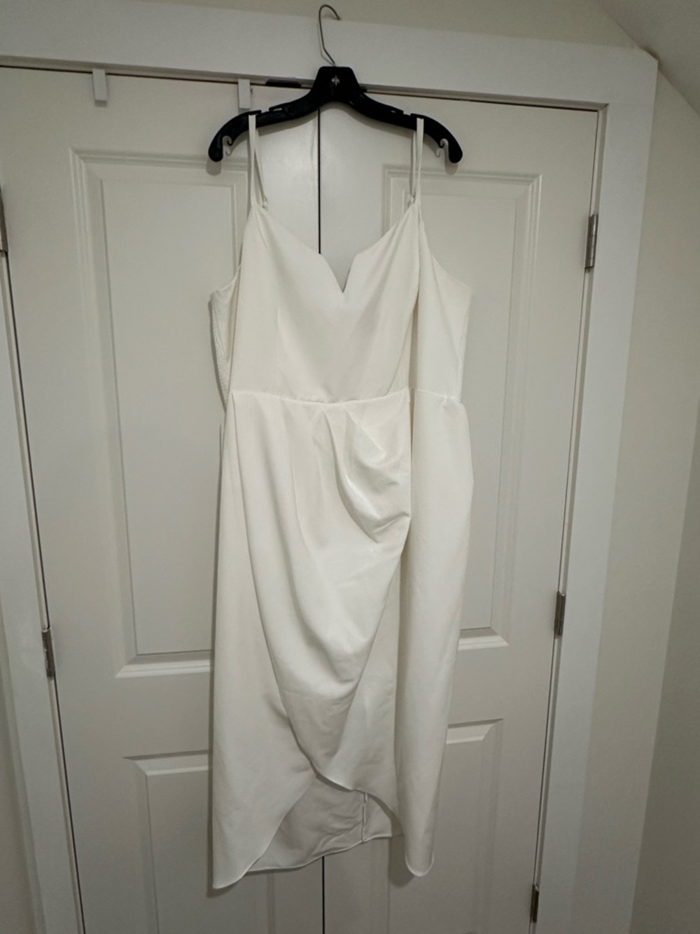 City Chic White Midi Dress